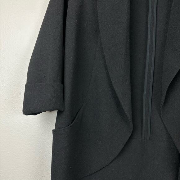 Aritzia Wilfred Chevalier Jacket Black 2 Open Front - Picture 5 of 13
